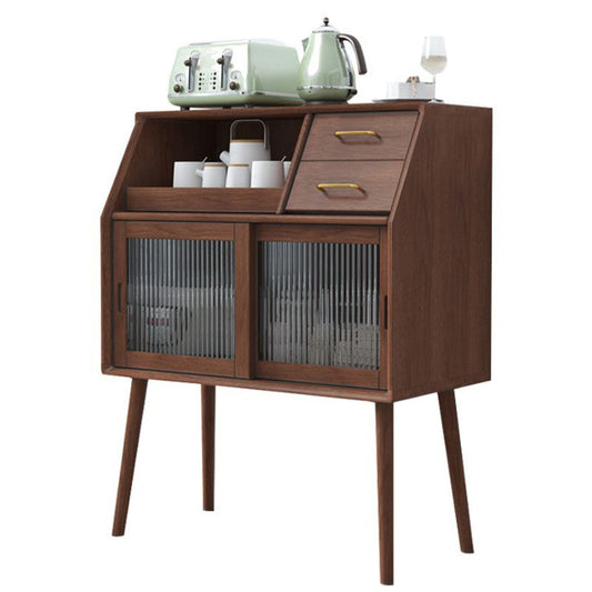 Stitboard a buffet in legno a buffet in stile moderno con cassetti, 31,5 "W