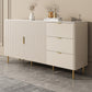 Soggiorno 3 cassetti Sideboard White Glam Stile a buffet