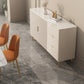Soggiorno 3 cassetti Sideboard White Glam Stile a buffet