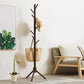Stand Hall Free Standing Wooden Midcent secolo moderno