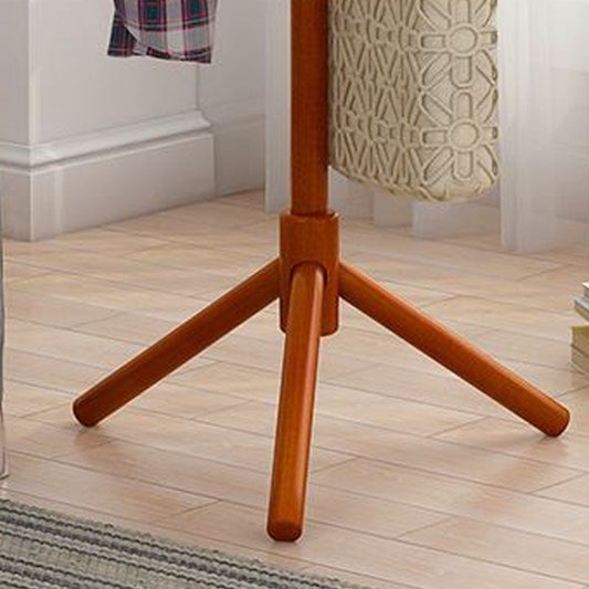 Stand Hall Free Standing Wooden Midcent secolo moderno