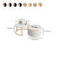 Slate Round Coffee Table Frame Nesting Coffee Table Set for Living Room Clearhalo 'Coffee & Accent Tables' 'Coffee Tables' 'coffee_tables' 'furn' 'furn_coffee_tables' 'Furniture' 'Living Room Furniture' 7230694