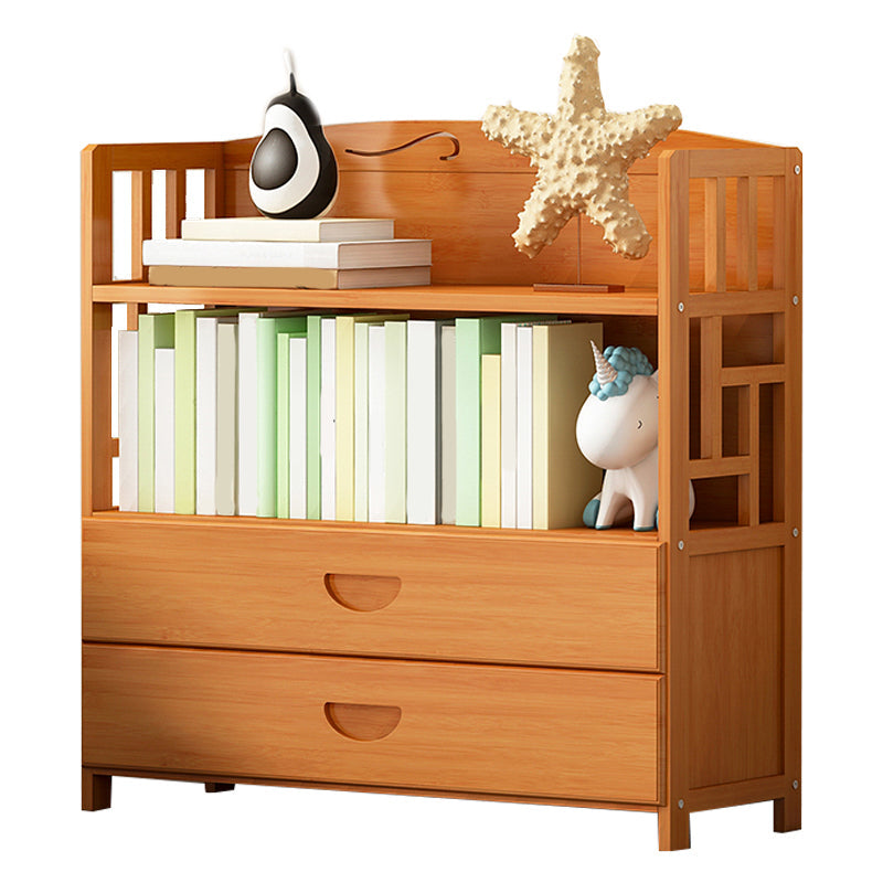 Contemporary 2 - Drawer Accent Chest, Rectangle Lacquered Chest in Natural 35"L x 12"W x 33"H Clearhalo 'Cabinets & Chests' 'cabinets_chests' 'furn' 'furn_cabinets_chests' 'Furniture' 'Living Room Furniture' 7230771