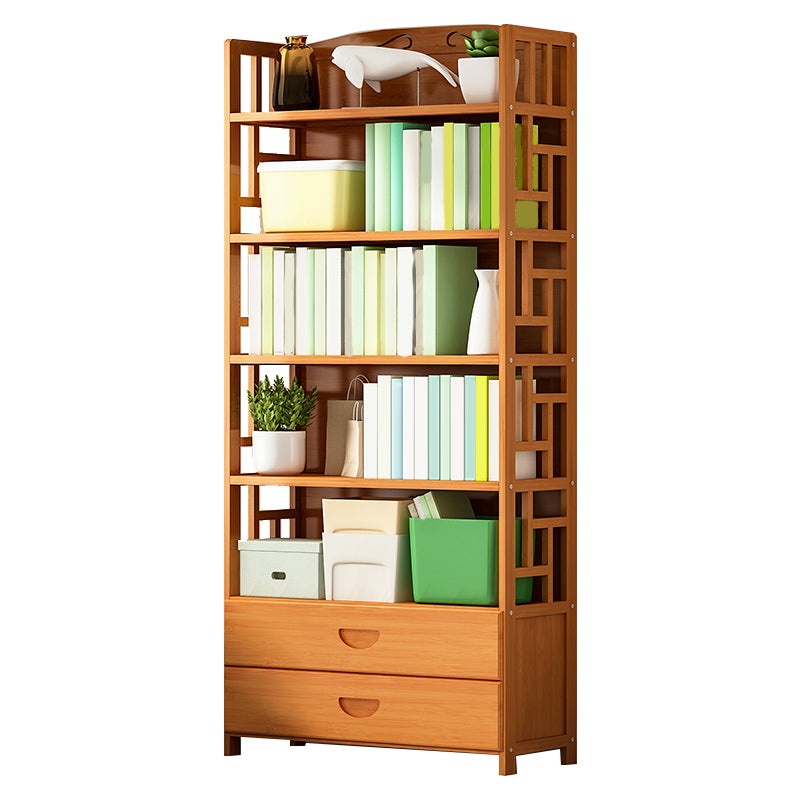 Contemporary 2 - Drawer Accent Chest, Rectangle Lacquered Chest in Natural 31"L x 12"W x 68"H Clearhalo 'Cabinets & Chests' 'cabinets_chests' 'furn' 'furn_cabinets_chests' 'Furniture' 'Living Room Furniture' 7230775