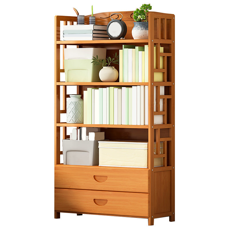 Contemporary 2 - Drawer Accent Chest, Rectangle Lacquered Chest in Natural 31.5"L x 11.8"W x 56.3"H Clearhalo 'Cabinets & Chests' 'cabinets_chests' 'furn' 'furn_cabinets_chests' 'Furniture' 'Living Room Furniture' 7230776