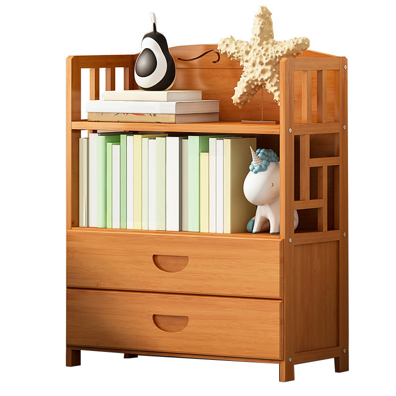 Contemporary 2 - Drawer Accent Chest, Rectangle Lacquered Chest in Natural 27.6"L x 11.8"W x 32.7"H Clearhalo 'Cabinets & Chests' 'cabinets_chests' 'furn' 'furn_cabinets_chests' 'Furniture' 'Living Room Furniture' 7230784