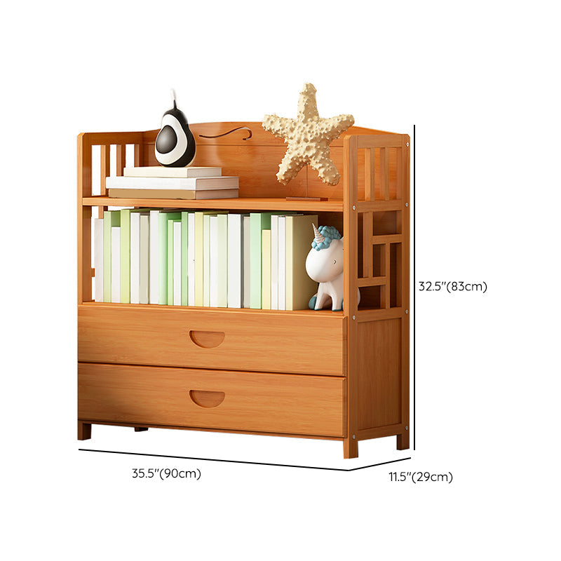 Contemporary 2 - Drawer Accent Chest, Rectangle Lacquered Chest in Natural Clearhalo 'Cabinets & Chests' 'cabinets_chests' 'furn' 'furn_cabinets_chests' 'Furniture' 'Living Room Furniture' 7230796