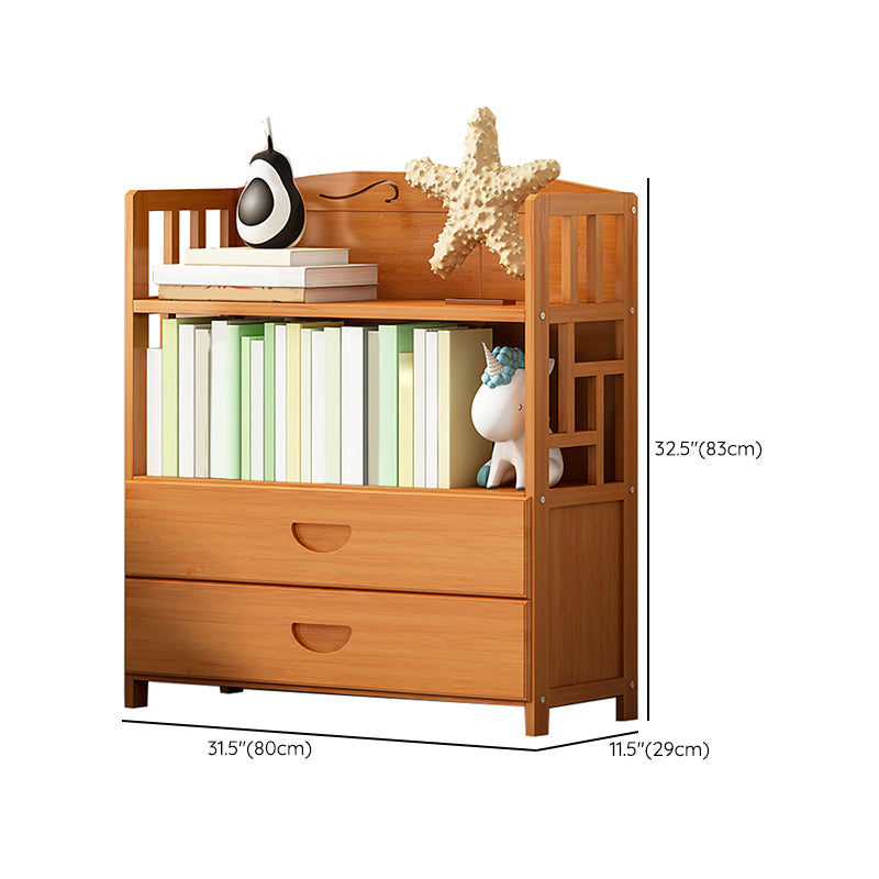 Contemporary 2 - Drawer Accent Chest, Rectangle Lacquered Chest in Natural Clearhalo 'Cabinets & Chests' 'cabinets_chests' 'furn' 'furn_cabinets_chests' 'Furniture' 'Living Room Furniture' 7230800