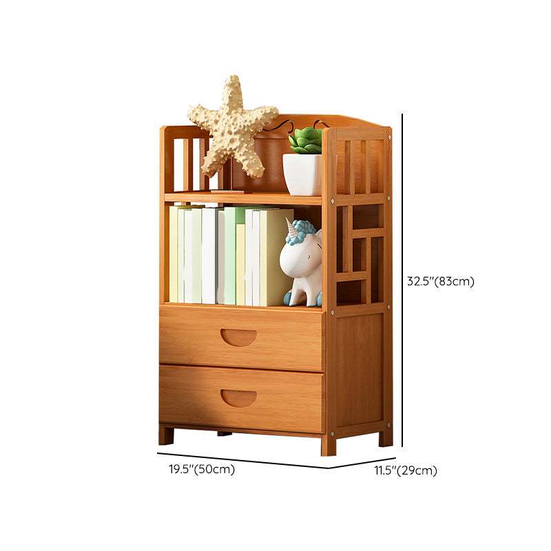 Contemporary 2 - Drawer Accent Chest, Rectangle Lacquered Chest in Natural Clearhalo 'Cabinets & Chests' 'cabinets_chests' 'furn' 'furn_cabinets_chests' 'Furniture' 'Living Room Furniture' 7230801