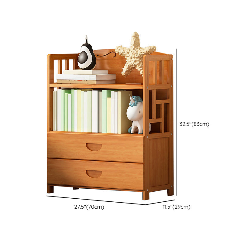 Contemporary 2 - Drawer Accent Chest, Rectangle Lacquered Chest in Natural Clearhalo 'Cabinets & Chests' 'cabinets_chests' 'furn' 'furn_cabinets_chests' 'Furniture' 'Living Room Furniture' 7230803