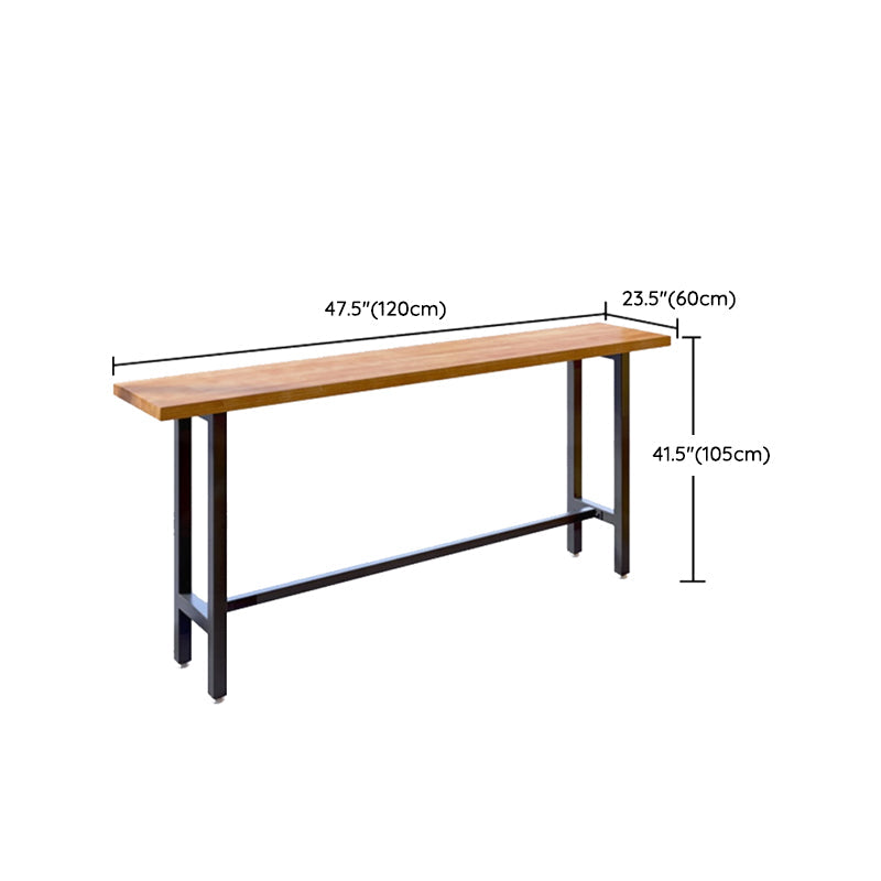 Set tavolo da bar rettangolare Glam Tavolo da bar e sgabelli con struttura in ferro da 1/4/7/9 pezzi