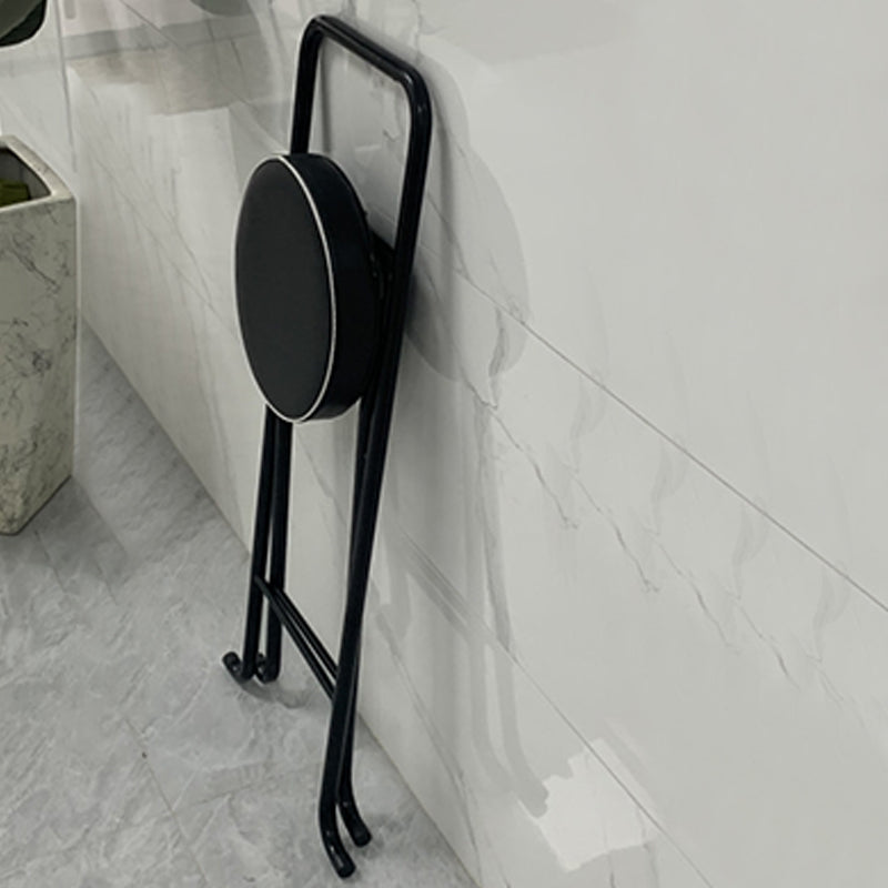 Contemporary Indoor Bar Stools Folding Counter Stool with Metal Legs Clearhalo 'Bar Furniture' 'Bar Stools' 'bar_stools' 'furn' 'furn_bar_stools' 'Furniture' 'Kitchen & Dining Furniture' 7231289