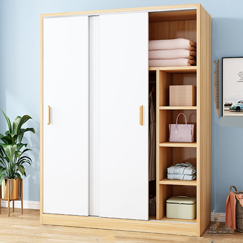 Freistehende Holzrahmen Garderobe Armeire zeitgenössische multifunktionale Garderobe