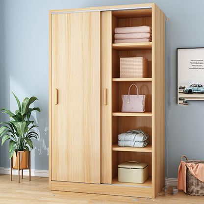 Freistehende Holzrahmen Garderobe Armeire zeitgenössische multifunktionale Garderobe