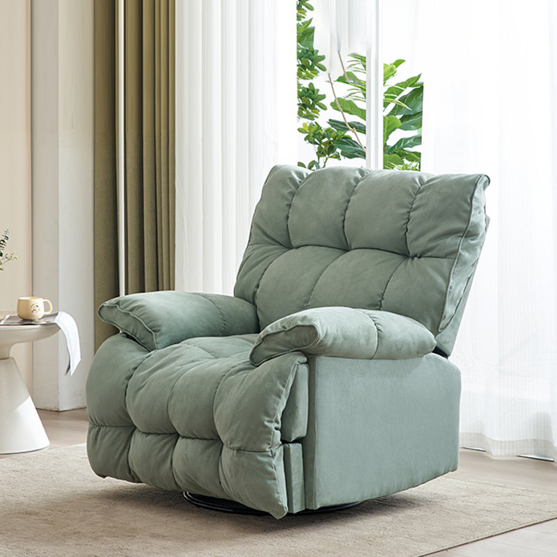 Sedia a polvere di poltrona reclinabile standard di colore solido con poggiapiedi