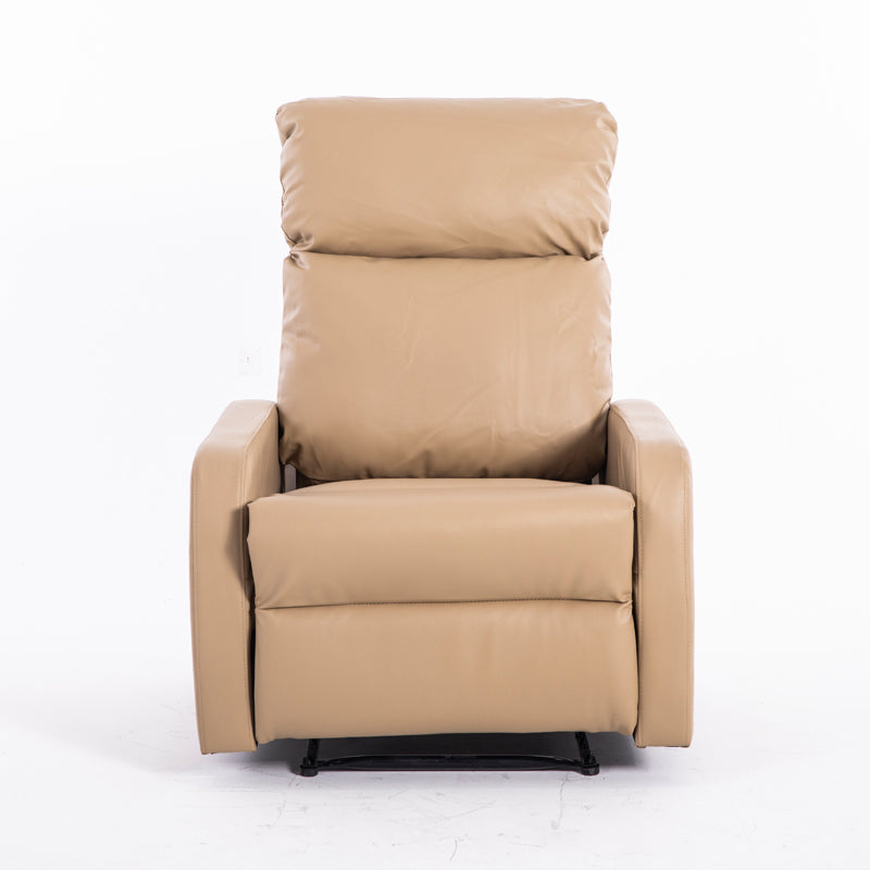 Handmatige handstand Standaard Recliner Solid Color Faux lederen recliner stoel