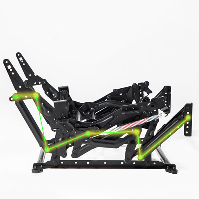 Handmatige handstand Standaard Recliner Solid Color Faux lederen recliner stoel