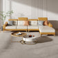 L-Shaped Reversible Sectional Sofas Water Resistant Sectionals 4-Seater Sofa with Ottoman Tech Cloth Clearhalo 'furn' 'furn_sectionals' 'Furniture' 'Living Room Furniture' 'Sectionals' 7231622