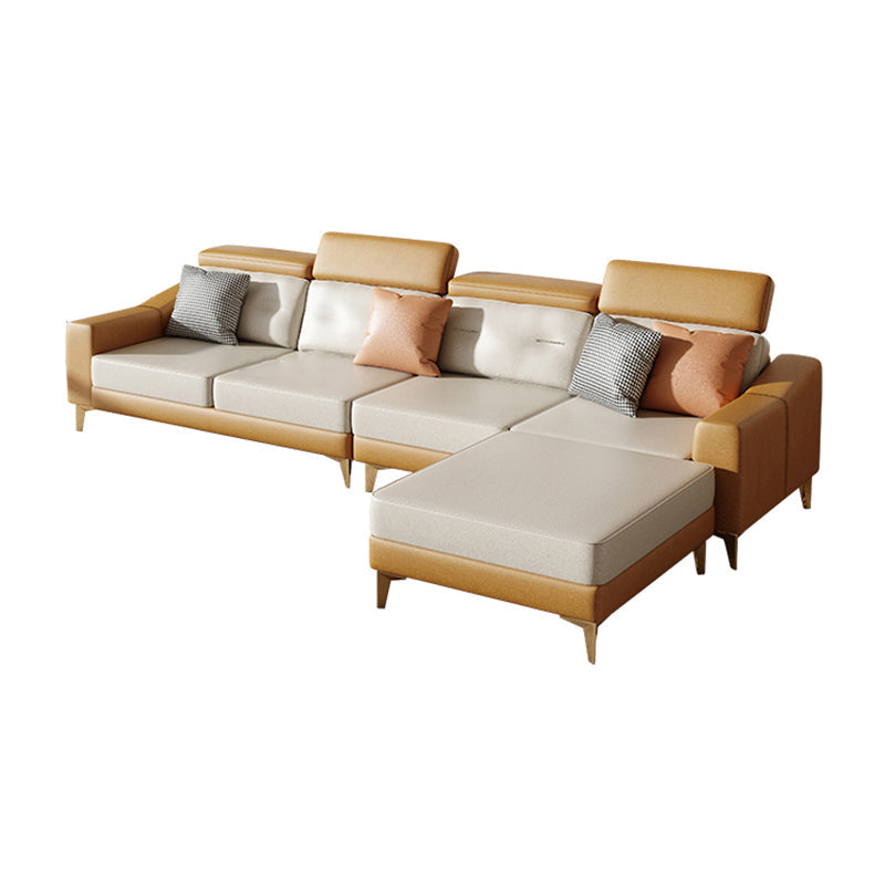 L-Shaped Reversible Sectional Sofas Water Resistant Sectionals Clearhalo 'furn' 'furn_sectionals' 'Furniture' 'Living Room Furniture' 'Sectionals' 7231629