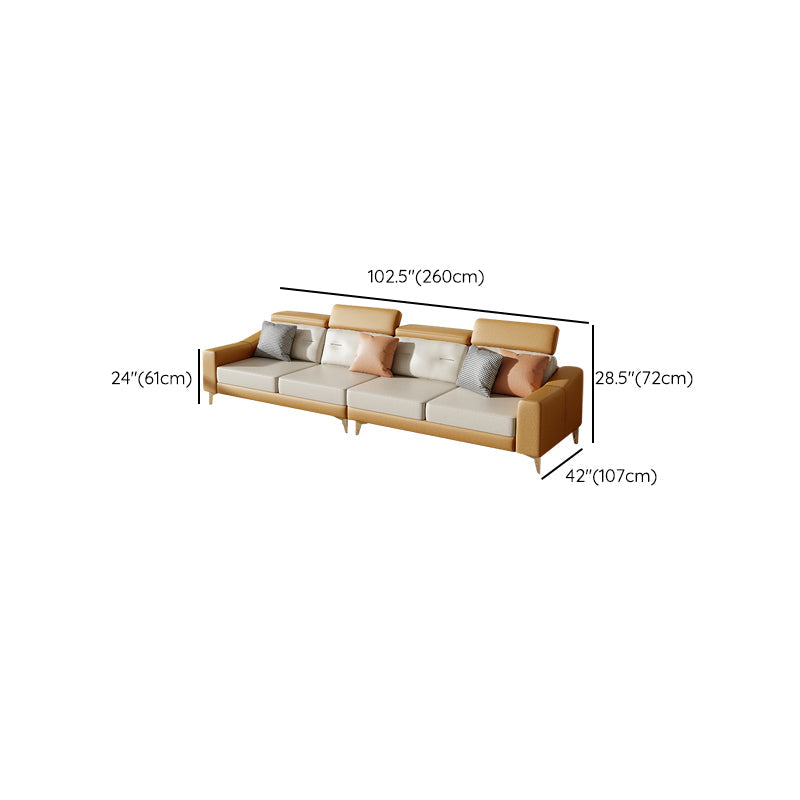 L-Shaped Reversible Sectional Sofas Water Resistant Sectionals Clearhalo 'furn' 'furn_sectionals' 'Furniture' 'Living Room Furniture' 'Sectionals' 7231633
