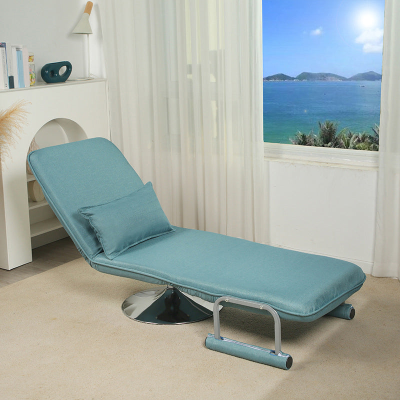 Metal Frame Grew Standard Recliner 24,4 "sedia a polvere di colore solido largo