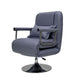 Metal Frame Grew Standard Recliner 24,4 "sedia a polvere di colore solido largo