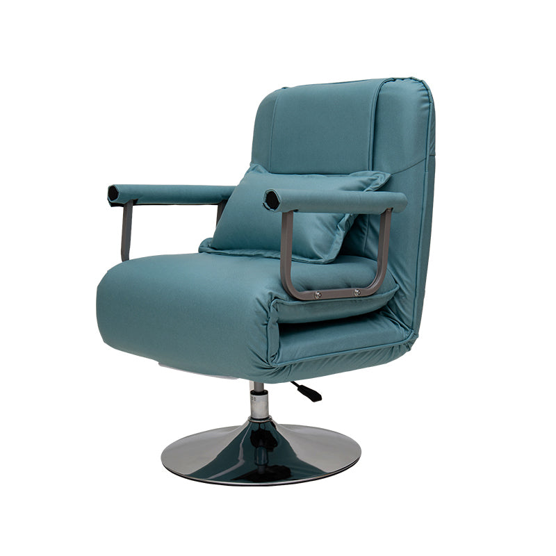 Metal Frame Grew Standard Recliner 24,4 "sedia a polvere di colore solido largo
