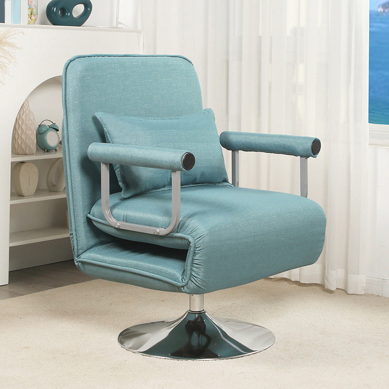 Metal Frame Grew Standard Recliner 24,4 "sedia a polvere di colore solido largo