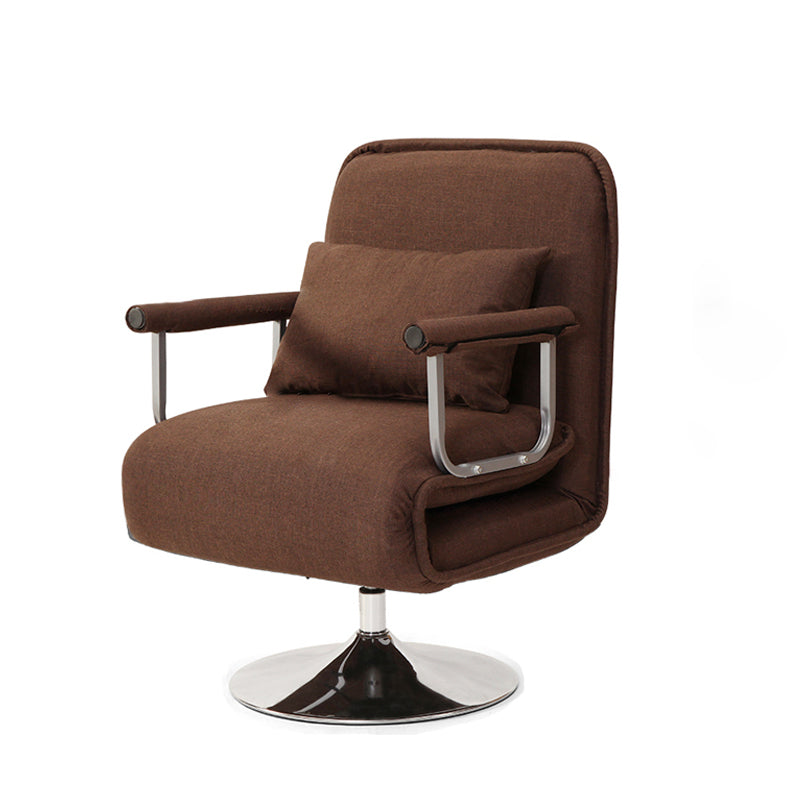 Metal Frame Grew Standard Recliner 24,4 "sedia a polvere di colore solido largo