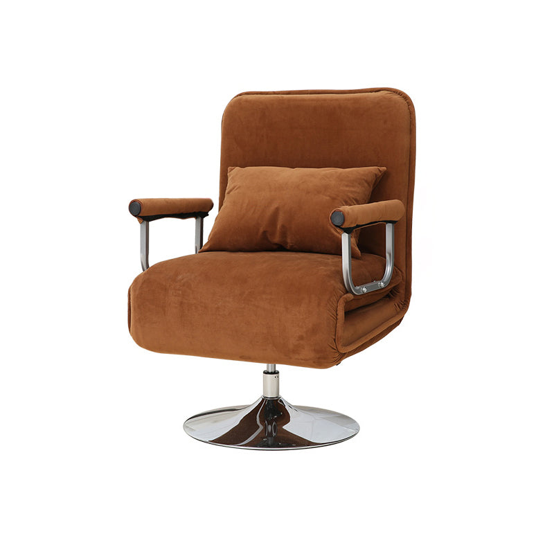 Metal Frame Grew Standard Recliner 24,4 "sedia a polvere di colore solido largo