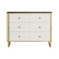 13.65-inch W Contemporary Storage Chest Dresser Stone Dresser 47"L x 14"W x 35"H White Inner Clearhalo 'Bedroom Furniture' 'Dressers & Chests' 'dressers_chests' 'furn' 'furn_dressers_chests' 'Furniture' 7232581