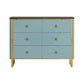 13.65-inch W Contemporary Storage Chest Dresser Stone Dresser 47"L x 14"W x 35"H Light Blue Clearhalo 'Bedroom Furniture' 'Dressers & Chests' 'dressers_chests' 'furn' 'furn_dressers_chests' 'Furniture' 7232590