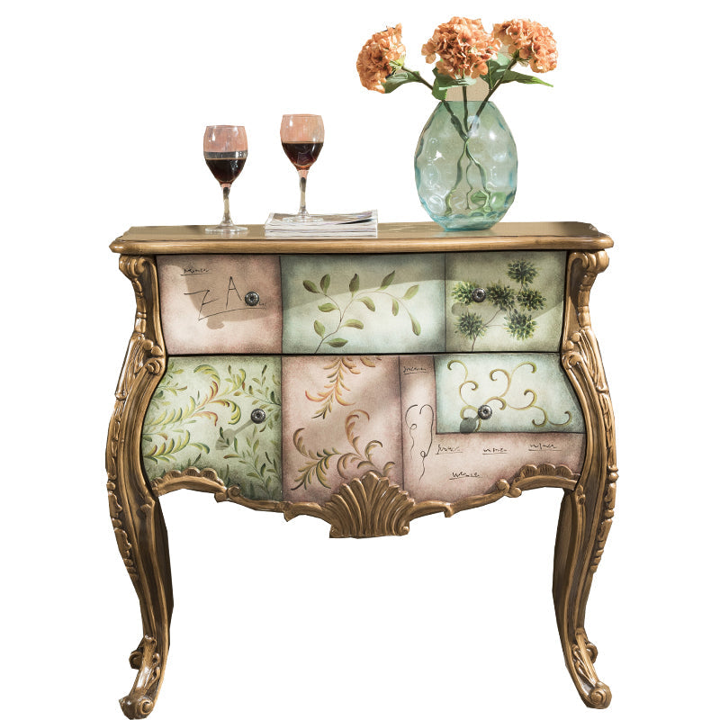 Traditional Storage Chest Solid Wood Dresser with 2/3 Drawers Ivory Clearhalo 'Bedroom Furniture' 'Dressers & Chests' 'dressers_chests' 'furn' 'furn_dressers_chests' 'Furniture' 7232610