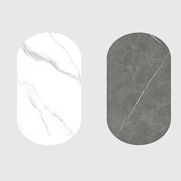 Rectangular Shaped Office Desk 2 Legs Writing Desk in Grey/White for Office Clearhalo 'furn' 'furn_office_desk' 'Furniture' 'Office Desks' 'Office Furniture' 'office_desk' 7232698