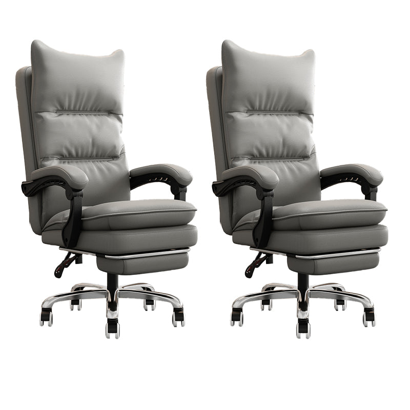 Silla de oficina de armas acolchada sin angustia silla de escritorio ergonómica con ruedas