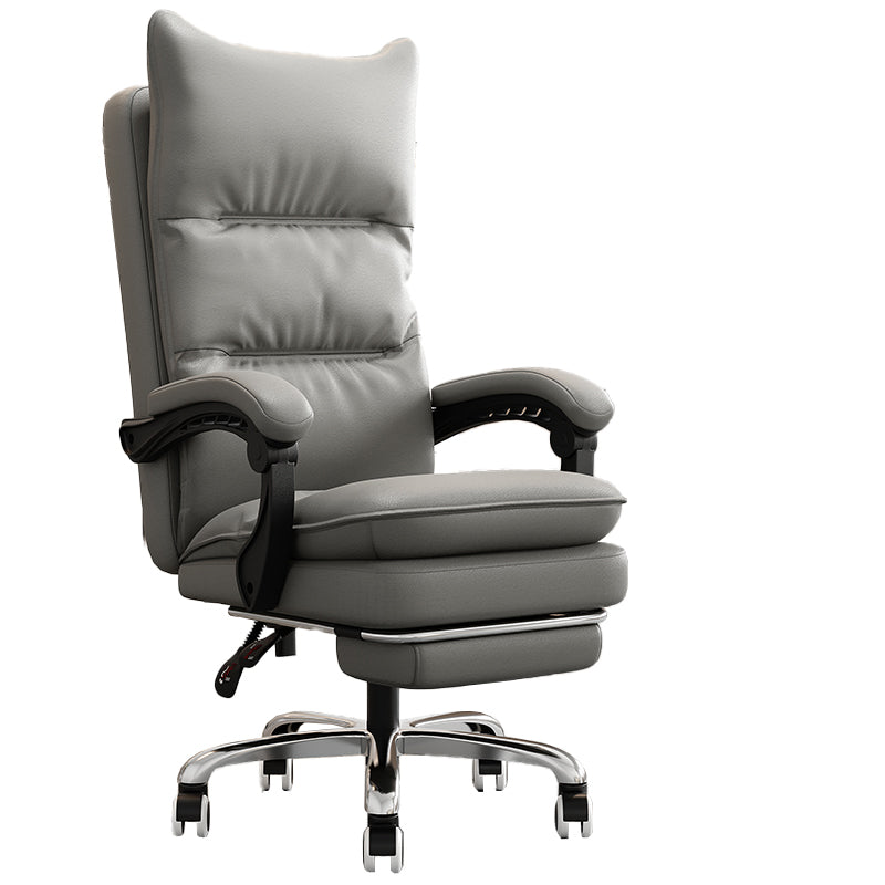 Silla de oficina de armas acolchada sin angustia silla de escritorio ergonómica con ruedas