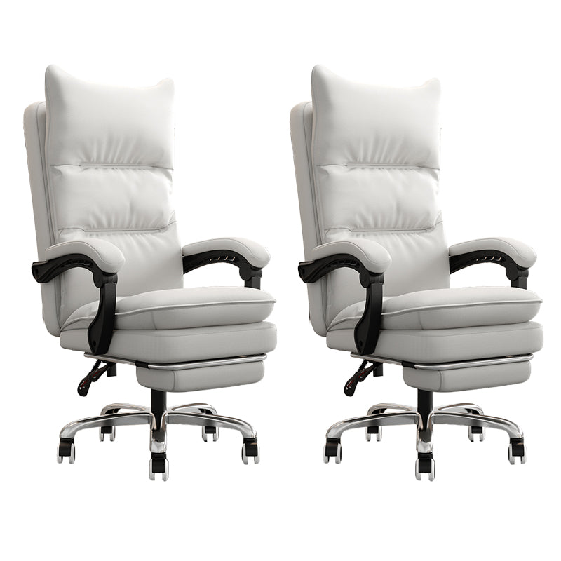 Silla de oficina de armas acolchada sin angustia silla de escritorio ergonómica con ruedas