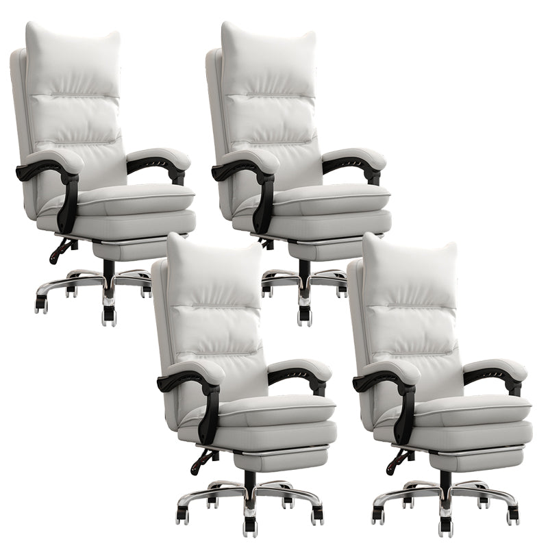 Silla de oficina de armas acolchada sin angustia silla de escritorio ergonómica con ruedas