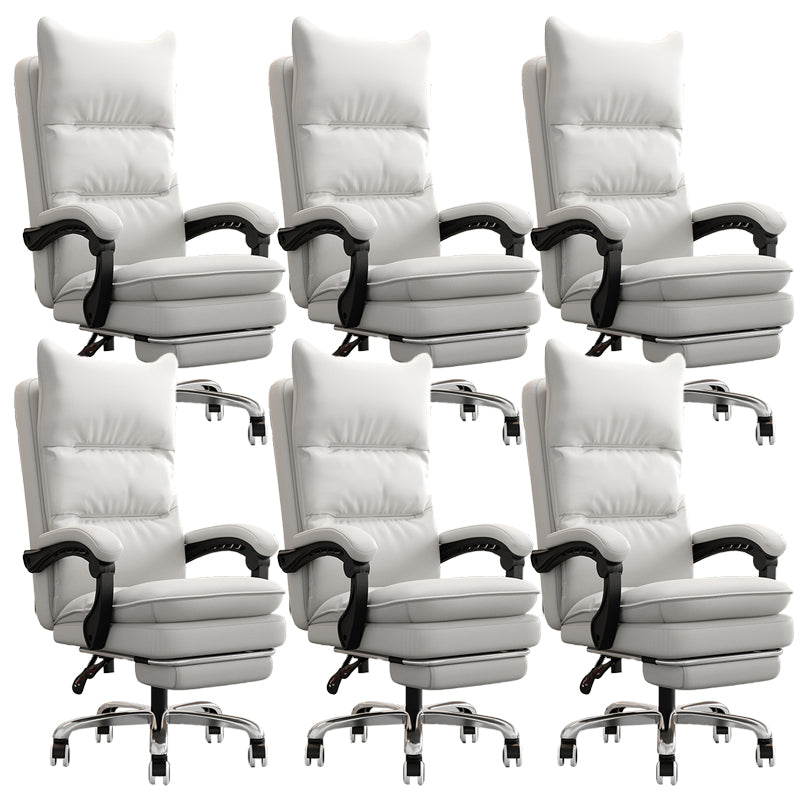 Silla de oficina de armas acolchada sin angustia silla de escritorio ergonómica con ruedas