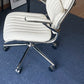 Modern Padded Arms Office Chair Leather No Distressing Ergonomic Desk Chair with Wheels