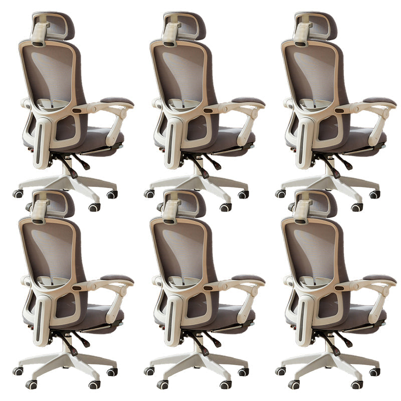 Chaise de bureau moderne Mécanisme d'inclinaison sans chaise de bureau ergonomique pénible avec roues