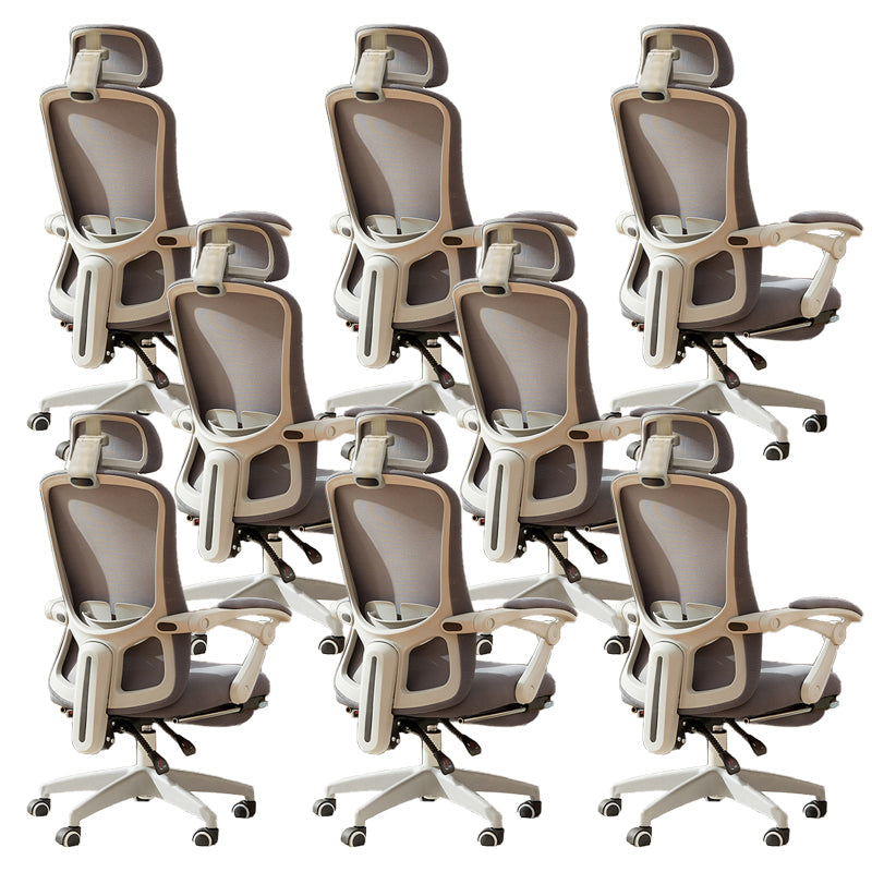 Chaise de bureau moderne Mécanisme d'inclinaison sans chaise de bureau ergonomique pénible avec roues