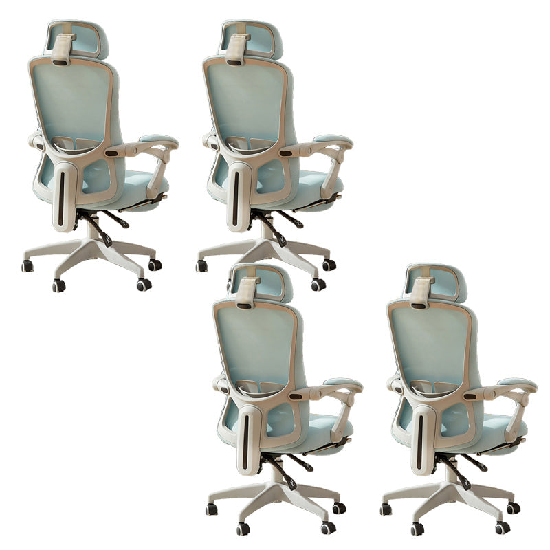 Chaise de bureau moderne Mécanisme d'inclinaison sans chaise de bureau ergonomique pénible avec roues