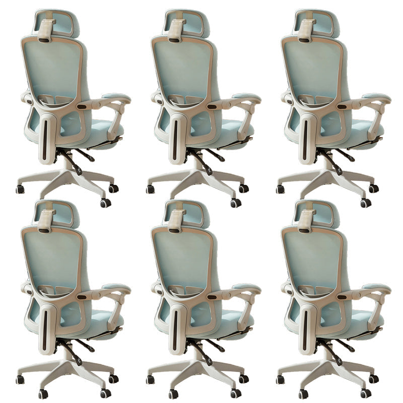 Chaise de bureau moderne Mécanisme d'inclinaison sans chaise de bureau ergonomique pénible avec roues