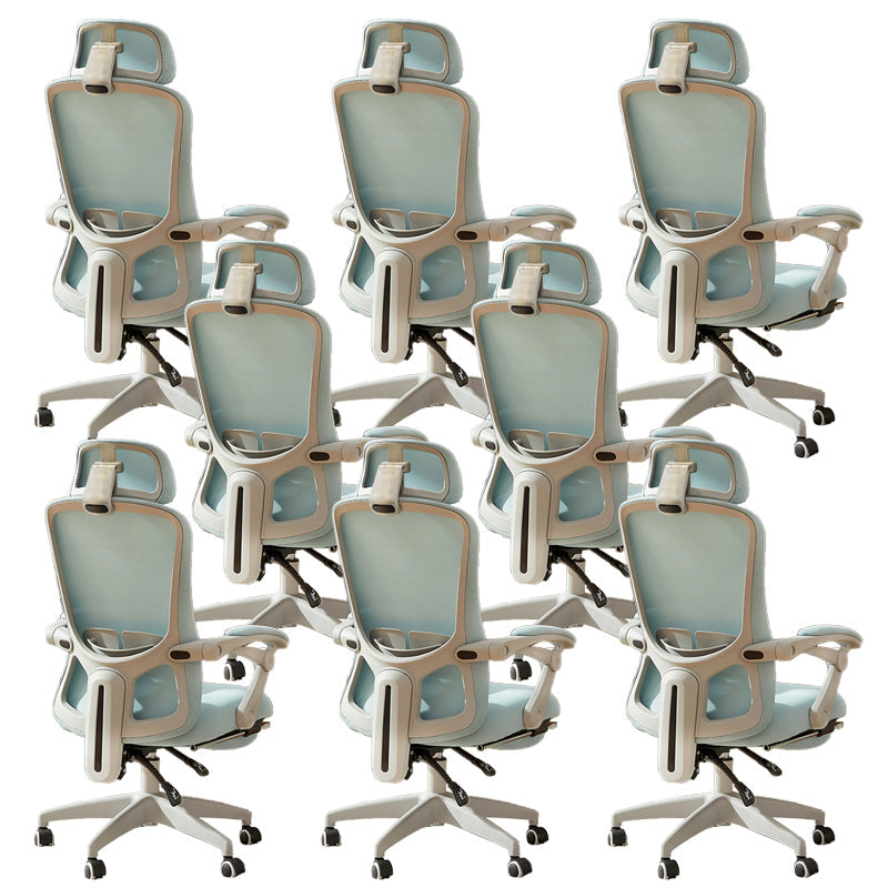 Chaise de bureau moderne Mécanisme d'inclinaison sans chaise de bureau ergonomique pénible avec roues