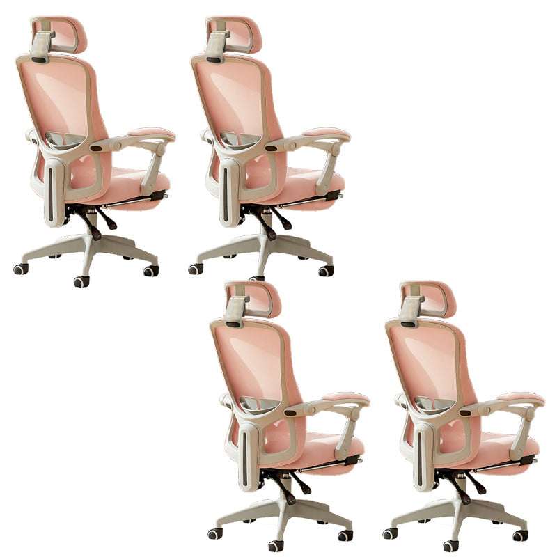 Chaise de bureau moderne Mécanisme d'inclinaison sans chaise de bureau ergonomique pénible avec roues