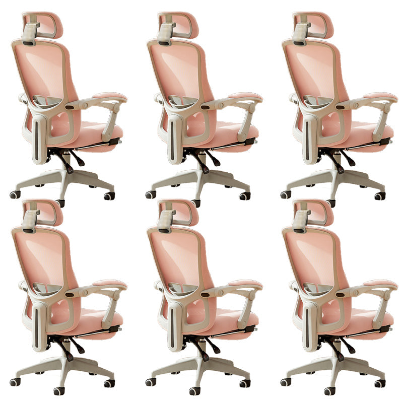 Chaise de bureau moderne Mécanisme d'inclinaison sans chaise de bureau ergonomique pénible avec roues