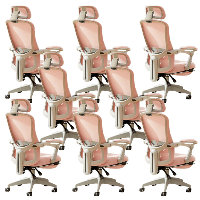 Chaise de bureau moderne Mécanisme d'inclinaison sans chaise de bureau ergonomique pénible avec roues