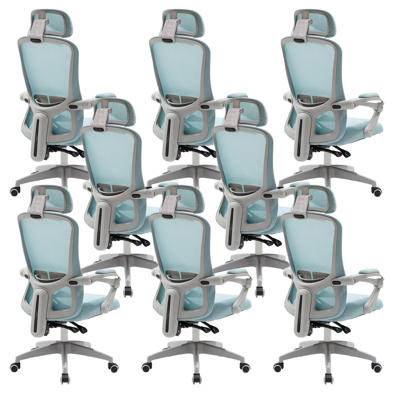 Chaise de bureau moderne Mécanisme d'inclinaison sans chaise de bureau ergonomique pénible avec roues