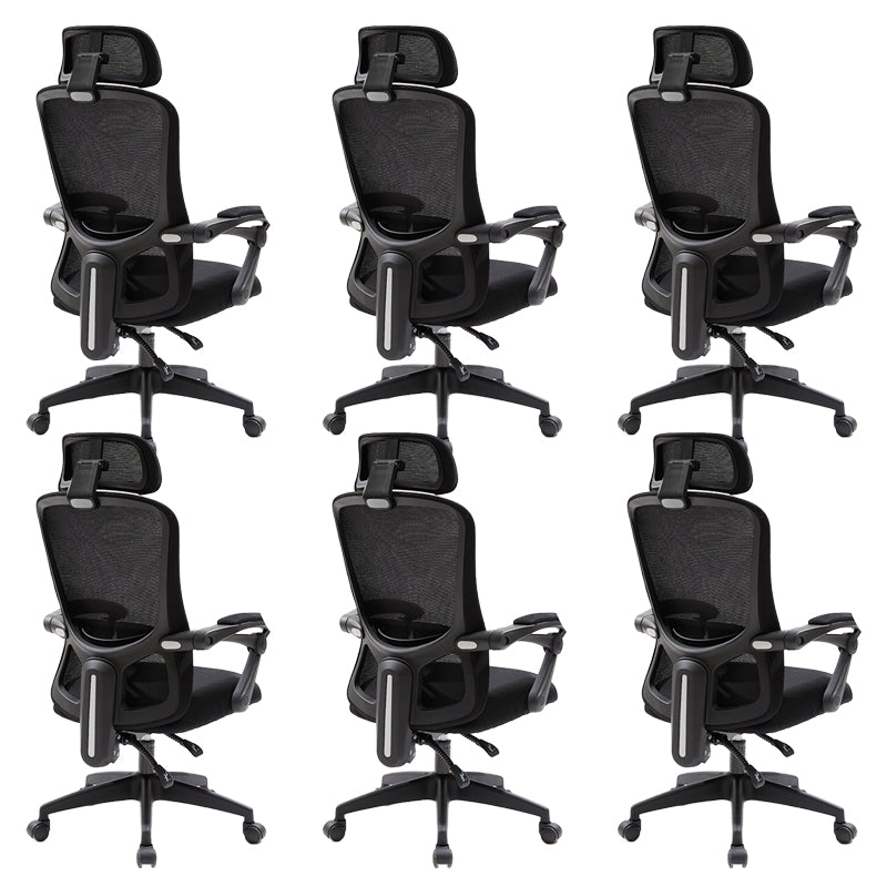 Chaise de bureau moderne Mécanisme d'inclinaison sans chaise de bureau ergonomique pénible avec roues